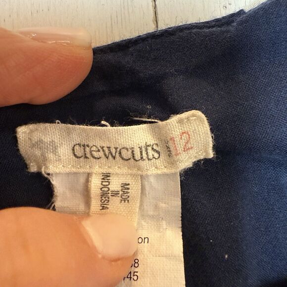 J. Crew Crewcuts Dress Bundle Children Girl 12 Polka Dot Paisley Pockets Cotton - Picture 9 of 16